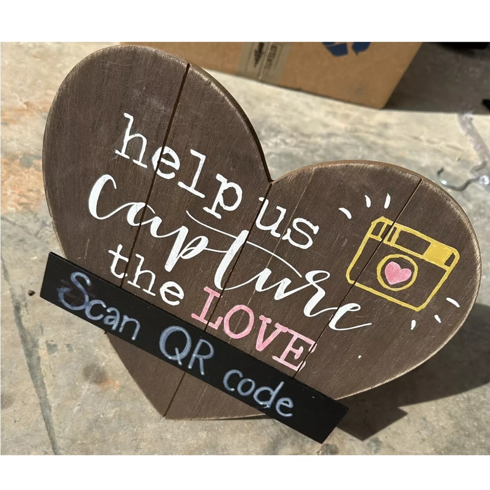 Stand up wedding frame